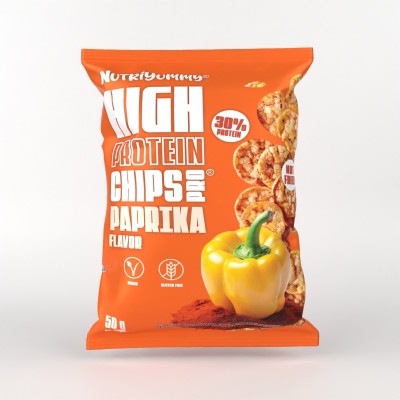 NUTRIYUMMY HIGH PROTEIN CHIPSPRO PAPRIKA 50G