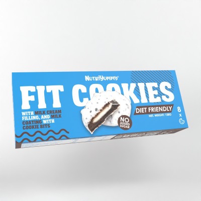 NUTRIYUMMY NO ADDED SUGAR COOKIES & CREAM 128G NUTRIYUMMY NO ADDED SUGAR COOKIES & CREAM 128G