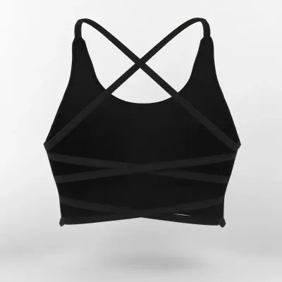 NUTRIYUMMY WOMEN'S SPORTS BRA BLACK S NUTRIYUMMY WOMEN'S SPORTS BRA BLACK S