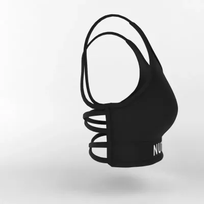 NUTRIYUMMY WOMEN'S SPORTS BRA BLACK M NUTRIYUMMY WOMEN'S SPORTS BRA BLACK M