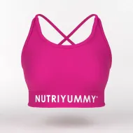 NUTRIYUMMY WOMEN'S SPORTS BRA PINK S