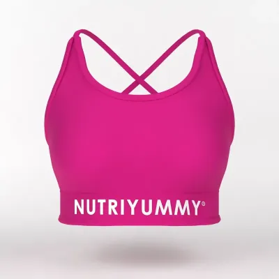 NUTRIYUMMY WOMEN'S SPORTS BRA PINK S