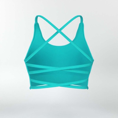 NUTRIYUMMY WOMEN'S SPORTS BRA BLUE S