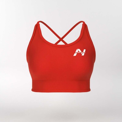 NUTRIYUMMY WOMEN'S SPORTS BRA RED S