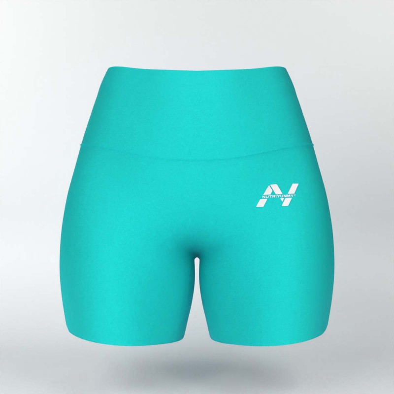 NUTRIYUMMY WOMEN’S HIGH-WAISTED SHORTS NUTRIYUMMY BLUE S NUTRIYUMMY WOMEN’S HIGH-WAISTED SHORTS NUTRIYUMMY BLUE S