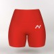 NUTRIYUMMY WOMEN’S HIGH-WAISTED SHORTS NUTRIYUMMY RED S
