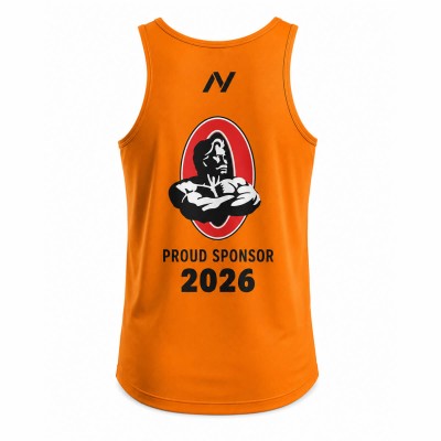 NUTRIYUMMY x Mr. Olympia TANK TOP ORANGE EDITION L