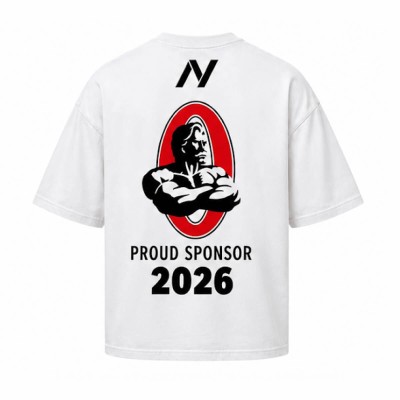 NUTRIYUMMY X MR. OLYMPIA T-SHIRT – WHITE EDITION M