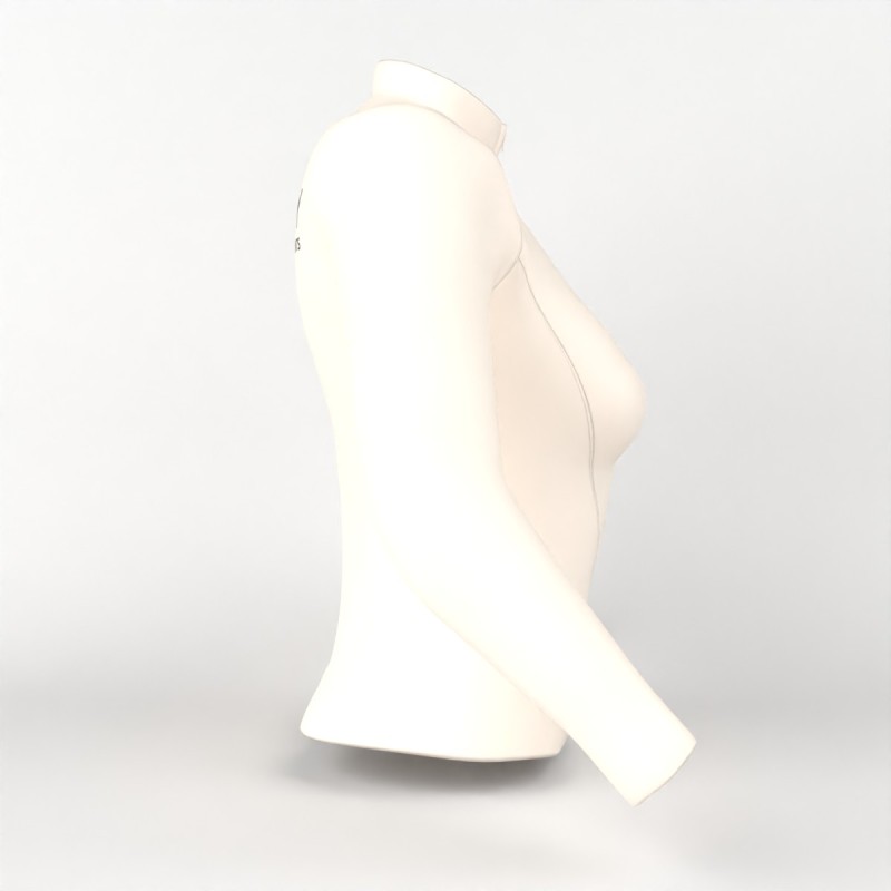 NUTRIYUMMY WOMEN'S SPORTS JACKET CREAMS NUTRIYUMMY WOMEN'S SPORTS JACKET CREAM S