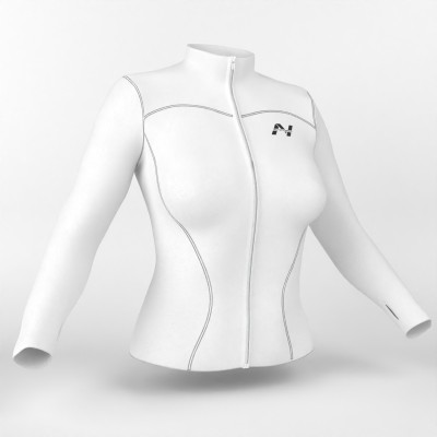 NUTRIYUMMY WOMEN'S SPORTS JACKET WHITE S