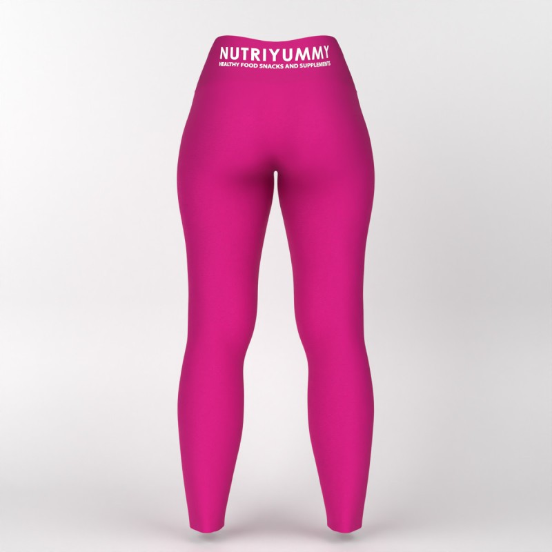 NUTRIYUMMY WOMEN’S HIGH-WAISTED LEGGINGS PINK S NUTRIYUMMY WOMEN’S HIGH-WAISTED LEGGINGS PINK S
