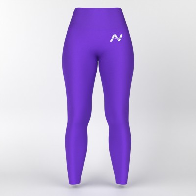 NUTRIYUMMY WOMEN’S HIGH-WAISTED LEGGINGS PURPLE S