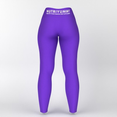 NUTRIYUMMY WOMEN’S HIGH-WAISTED LEGGINGS PURPLE S NUTRIYUMMY WOMEN’S HIGH-WAISTED LEGGINGS PURPLE S