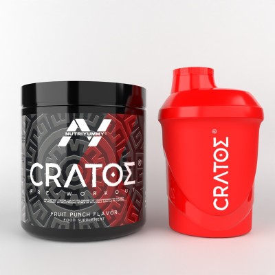 NUTRIYUMMY CRATOS PREWORKOUT POWDER FRUIT PUNCH 380G