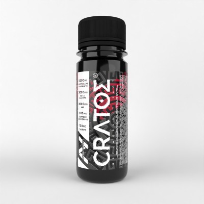 NUTRIYUMMY CRATOS PREWORKOUT SHOTS GRAPEFRUIT (1 BOX= 12 SHOTS X 60ML)