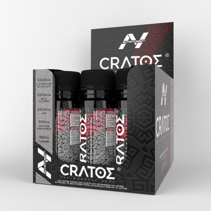 NUTRIYUMMY CRATOS PREWORKOUT SHOT GRAPEFRUIT 60ML NUTRIYUMMY CRATOS PREWORKOUT SHOT GRAPEFRUIT 60ML