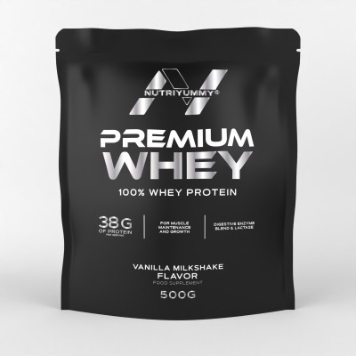 NUTRIYUMMY PREMIUM WHEY VANILLA MILKSHAKE 500G NUTRIYUMMY PREMIUM WHEY VANILLA MILKSHAKE 500G