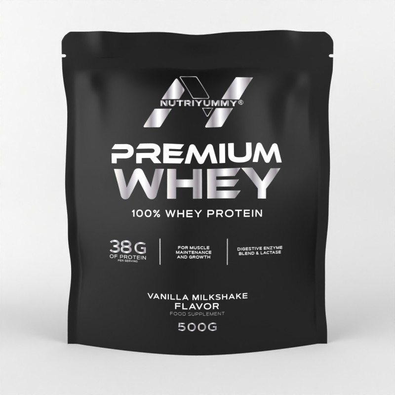 NUTRIYUMMY PREMIUM WHEY VANILLA MILKSHAKE 500G NUTRIYUMMY PREMIUM WHEY VANILLA MILKSHAKE 500G