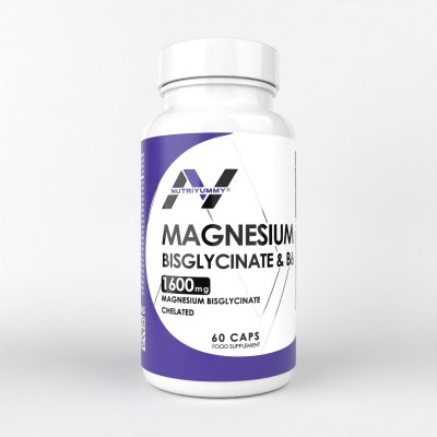 NUTRIYUMMY MAGNESIUM BISGLYCINATE & B6 60 CAPS NUTRIYUMMY MAGNESIUM BISGLYCINATE & B6 60 CAPS