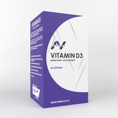 NUTRIYUMMY VITAMIN D3 2000 IU 60 SOFTGELS