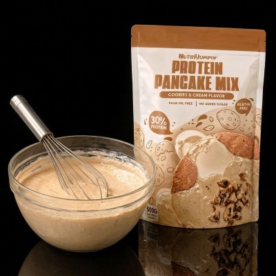 NUTRIYUMMY PROTEIN PANCAKES MIX COOKIES & CREAM 500G