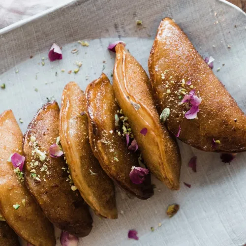 Sweet Onion Protein Pancake Pockets