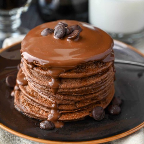 Double Choc Protein Pancakes