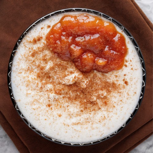 Apricot Pie Salted Caramel Cream of Rice