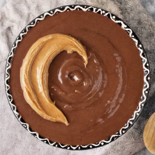 Choco-Peanut Banana Cream of Rice