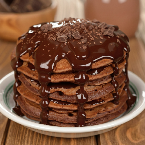 Double Choc Protein Pancakes