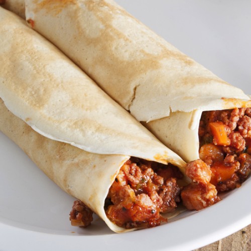 Bolognese Protein Pancake Wraps