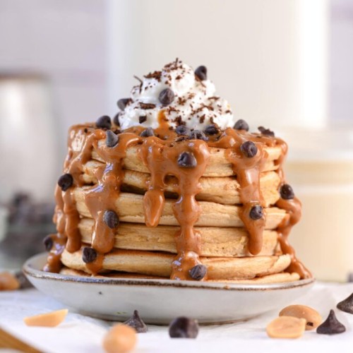 Fit Cookies & Cream Protein Pancakes