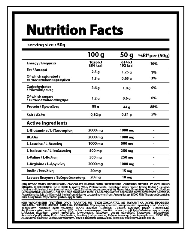 01-NY-0390 Διατροφικά Στοιχεία