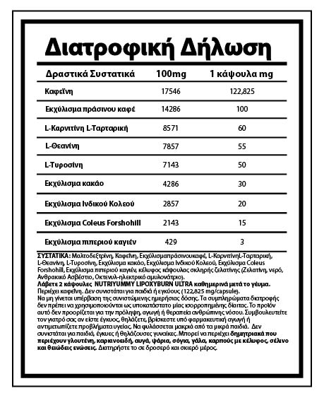  01-NY-0344 Διατροφικά Στοιχεία